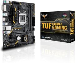 Asus TUF B360M-E Gaming Intel B360 Soket 1151 DDR4 2666MHz m-ATX Gaming Anakart