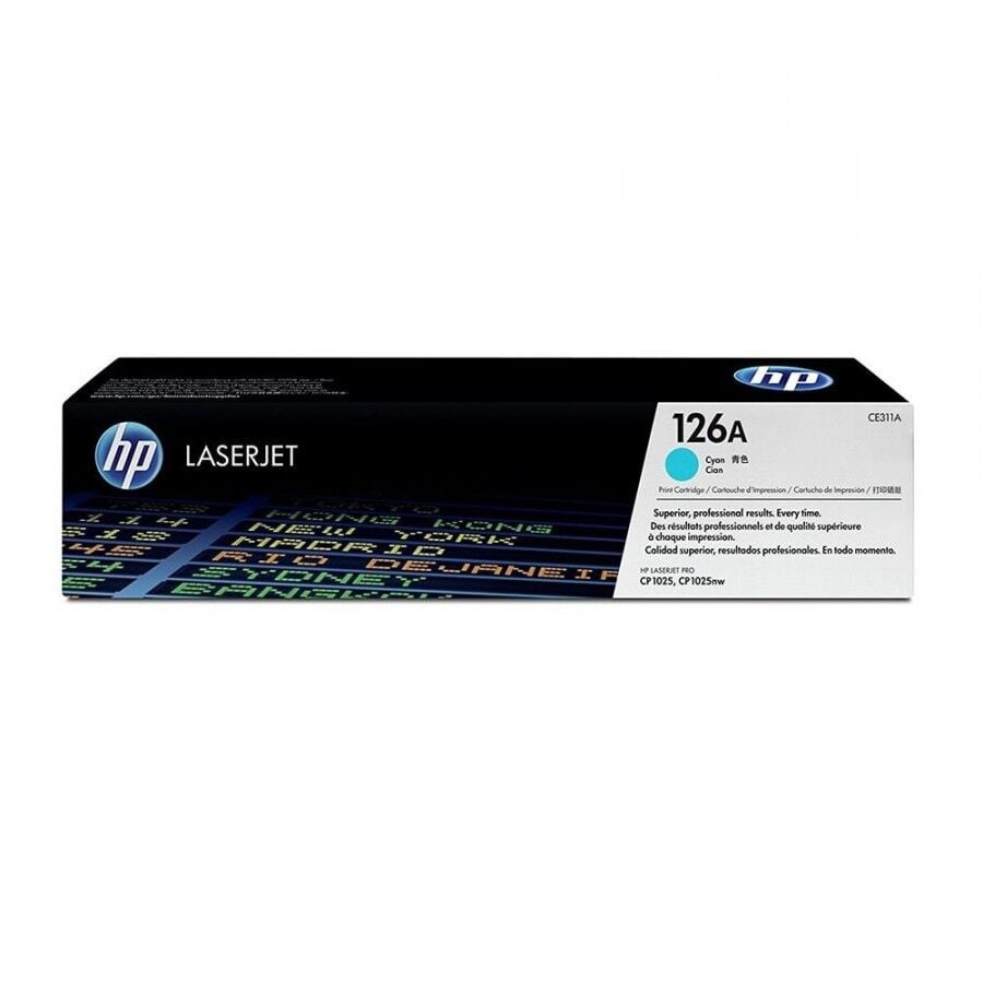 HP CE311A 126A Original LaserJet Toner, Mavi