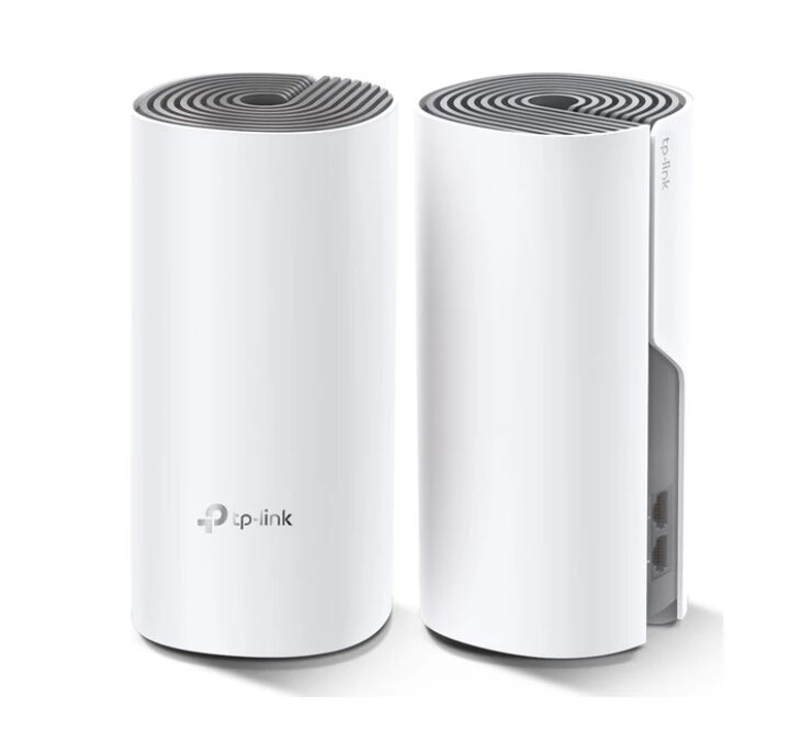TP-Link Deco E4 2P AC1200 Mesh Router 300 Mbps 2.4GHz+867Mbps 5GHz,2×10/100 Mbps Ports (WAN/LAN auto-sensing) (IKILI PAKET)