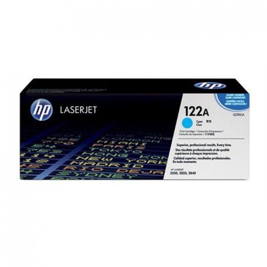 HP Q3961A 122A Original LaserJet Toner, Mavi