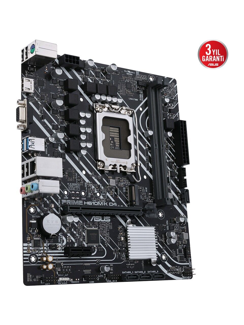 ASUS PRIME H610M-K DDR4 S+V+GL 1700P ANAKART