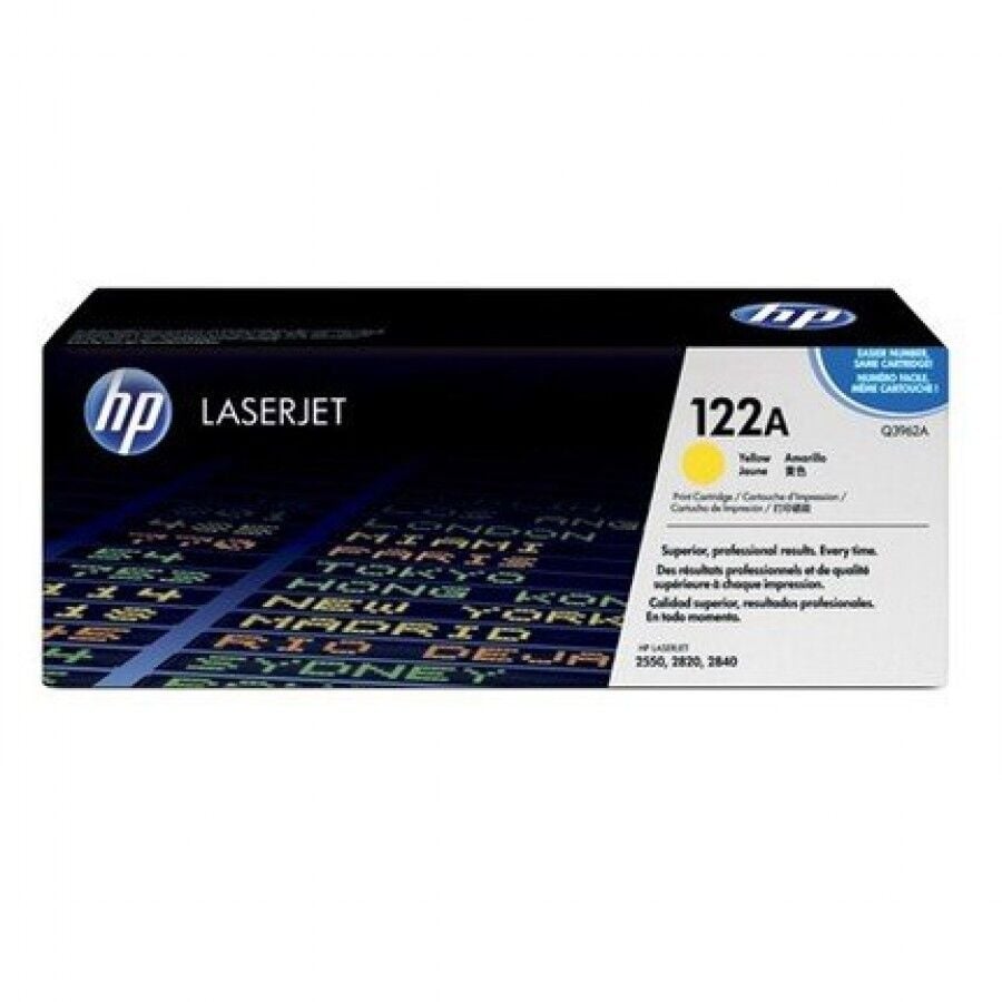 HP Q3962A 122A Original LaserJet Toner, Sarı