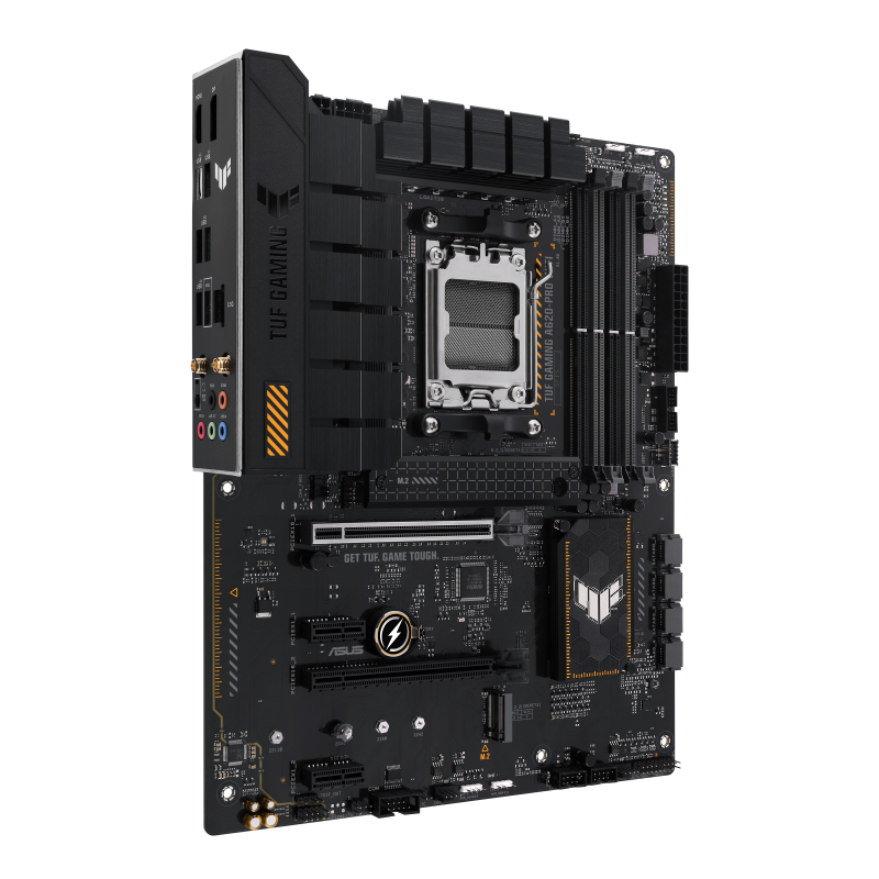 Asus Tuf Gaming A620-PRO Wi-Fi AMD A620 Soket AM5 DDR5 6400 MHz Aura RGB ATX Anakart