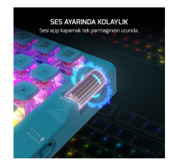 GAMEPOWER SENSE TKL RGB RED SWITCH MEKANIK GAMING KLAVYE