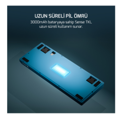 GAMEPOWER SENSE TKL RGB RED SWITCH MEKANIK GAMING KLAVYE