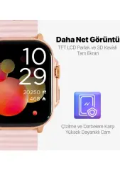 Ttec Tempus 51MM Tft Ekranlı Dikdörtgen Metal Kasa Akıllı Saat