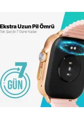 Ttec Tempus 51MM Tft Ekranlı Dikdörtgen Metal Kasa Akıllı Saat