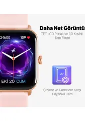 Ttec Tempus 46MM Tft Ekranlı Dikdörtgen Kasa Akıllı Saat
