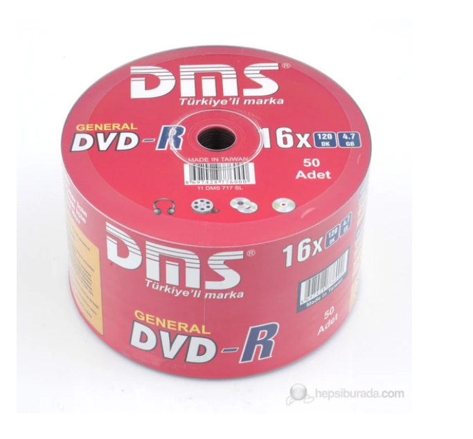 DMS DVD 50LI PAKET SPINDLE
