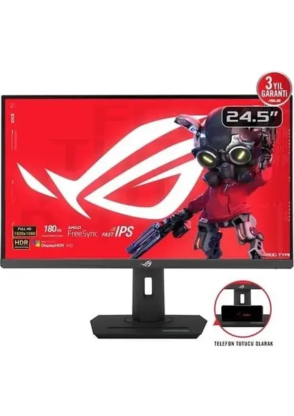 ASUS ROG STRIX XG259CS 24.5'' 1MS 180Hz 1920x1080 DP/HDMI/USB-C +VESA +PIVOT