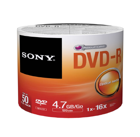 SONY DVD-R 50li SHRINK