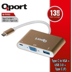 Qport Q-TV03 Laptop Bağlantı İstasyonu