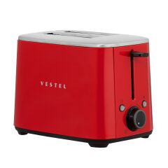 Vestel Retro Kırmızı Ekmek Kızartma