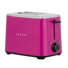 Vestel Retro Pembe Ekmek Kızartma