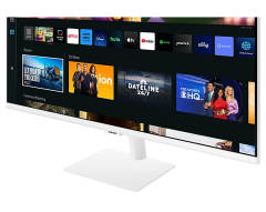 Samsung VA Smart Monitor 32'' M50C Serisi FHD Akıllı Hoparlörler ve Uzaktan Kumandalı Monitör, Beyaz