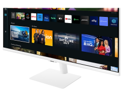 Samsung VA Smart Monitor 32'' M50C Serisi FHD Akıllı Hoparlörler ve Uzaktan Kumandalı Monitör, Beyaz