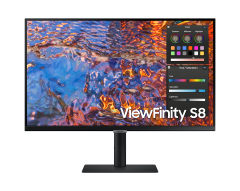 Samsung ViewFinity S8 Serisi 27'' S8 4K, 60 Hz, IPS, DisplayHDR (USB-C) UHD Profesyonel Monitör
