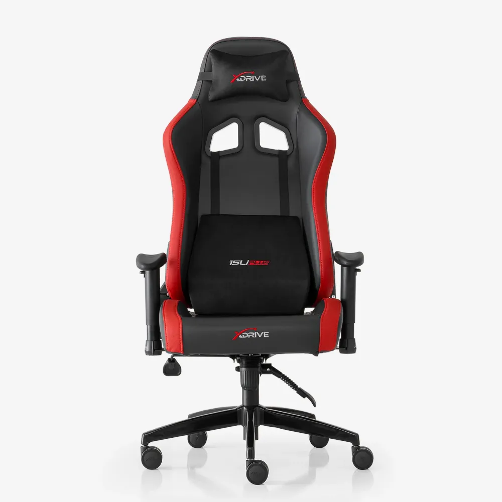 xDrive 15li Plus Profesyonel Kumaş Oyuncu Koltuğu Kırmızı/Siyah