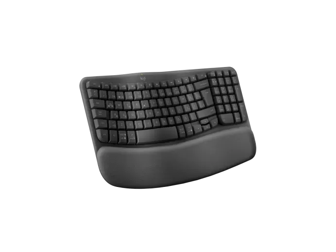 Logitech Wave Keys 920-012311 Kablosuz Klavye Q TR, Siyah