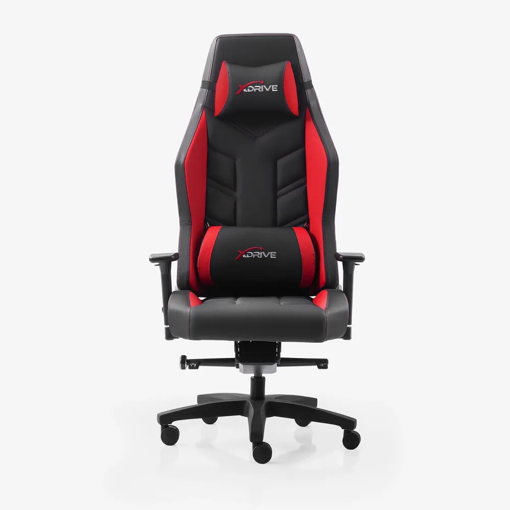 xDrive Fırtına Profesyonel Oyuncu Koltuğu Kumaş Kırmızı/Siyah