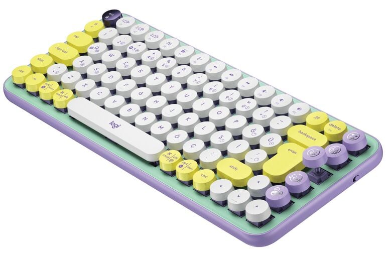 Logitech POP Keys Daydream Özelleştirilebilir Emoji Tuşlu Mekanik Kablosuz Klavye