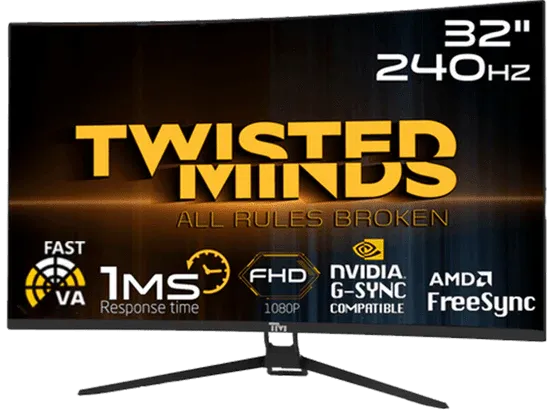 Twisted Minds TM32RFA FHD 32, 240Hz, 1ms, HDMI 2.0 Oyuncu Monitorü