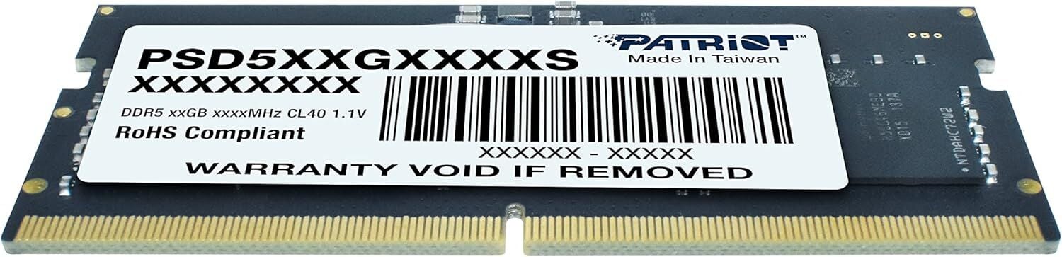 Patriot Signature Line Serisi 16GB (1x16GB) DDR5 5600MHz CL46 Notebook Ram
