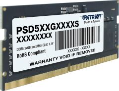 Patriot Signature Line Serisi 16GB (1x16GB) DDR5 5600MHz CL46 Notebook Ram