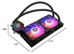 Thermalright Aqua Elite 240 ARGB V3 240mm Intel-AMD Uyumlu Siyah İşlemci Sıvı Soğutucu