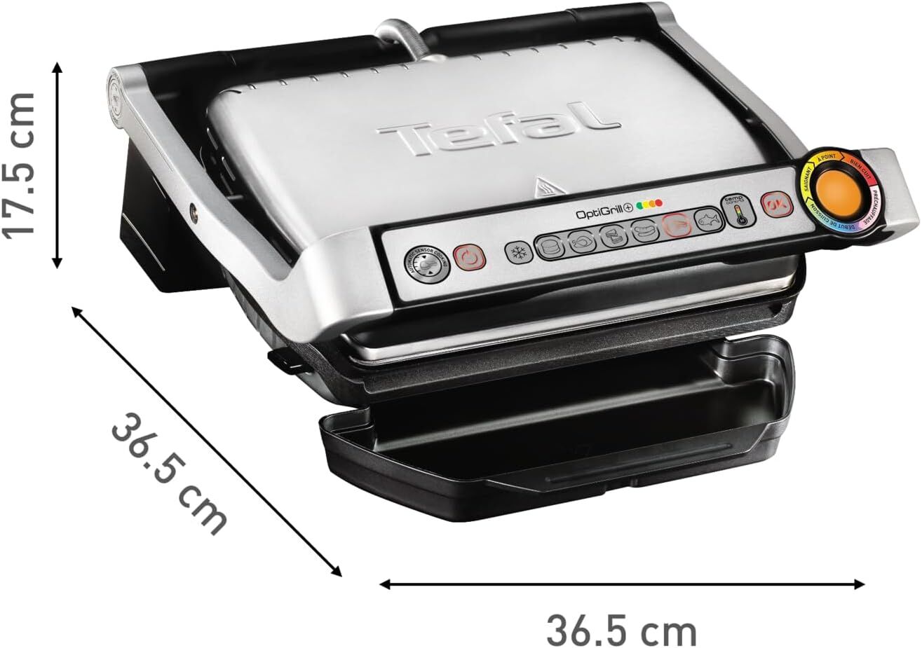 Tefal GC712D 2000W Optigrill, Elektrikli Akıllı Izgara Tost Makinesi