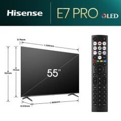 HISENSE 55E7NQ 55'' 4K QLED UHD SMART TV