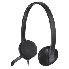 Logitech H340 Mikrofonlu USB Kablolu Kulaklık, Siyah
