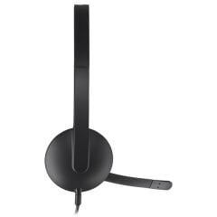 Logitech H340 Mikrofonlu USB Kablolu Kulaklık, Siyah