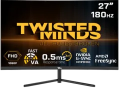 Twisted Minds TM27FHD180VA 27‘, curve, FHD 180Hz, VA, 0.5ms, HDMI2.0, HDR Oyuncu Monitorü