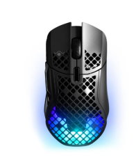 SteelSeries Aerox 5 Wireless 62406 Optik 9 Tuş 18000 CPI RGB Siyah Kablosuz Gaming Mouse
