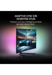 GamePower Vivid T40 24'' Curved RGB 180Hz 0.5ms FHD Va Panel 2x2W Hoparlör Gaming Monitör, Beyaz