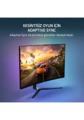 GamePower Vivid T50 27'' 1500R Curved RGB 200Hz 0.5ms FHD 2x2W Speaker VA Gaming Monitör, Beyaz