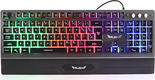 Rush RK601 Rainbow Kablolu Oyuncu Klavyesi