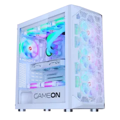 GameOn GO-EMPERORI-A Emperor Arctic I Serisi Mid Tower Gaming Kasa, Beyaz