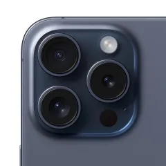 Apple iPhone 15 Pro 256 GB Cep Telefonu, Titanyum Mavi