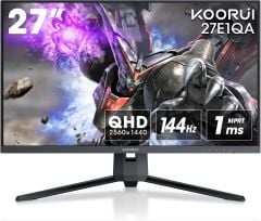 Koorui 27E1QA Serisi 27'' 1 MS 144 Hz FreeSync 2K QHD VA LED Gaming Monitör