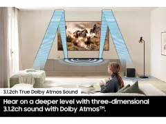 Ultra ince 3.1.2 kanal. Q-Symphony özellikli Kablosuz Dolby ATMOS Soundbar / HW-S800D