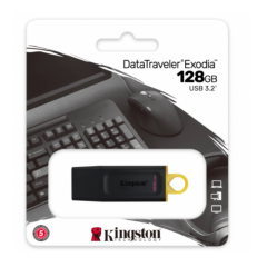 KINGSTON 512GB DATA TRAVELER EXODIA USB3.2 S SIYAH/SARI
