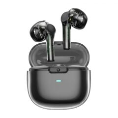 Wiwu T12 Şeffaf Tasarımlı Kulak İçi Bluetooth Kulaklık, Siyah