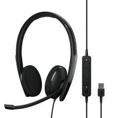 Sennheiser Adapt 160 USB II Kablolu Çağrı Merkezi Kulaklığı, Siyah
