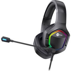 Lenovo Lecoo HT403 RGB USB 2.0 Jack Black Mikrofonlu Oyuncu Kulaklığı