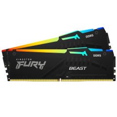 Kingston Fury Beast RGB 64 GB (2x32GB) 5600 Mhz DDR5 CL40 Oyuncu PC Ram