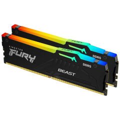 Kingston Fury Beast RGB 64 GB (2x32GB) 5600 Mhz DDR5 CL40 Oyuncu PC Ram