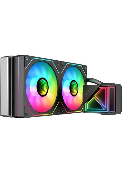 James Donkey Lugis JDC240 ARGB 240mm Sıvı Soğutucu AM5 ve LGA1700 Uyumlu