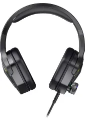 Lecoo HT403 USB2.0 Kulak Üstü RGB LED Aydınlatmalı Kablolu Gaming Kulaklık Siyah